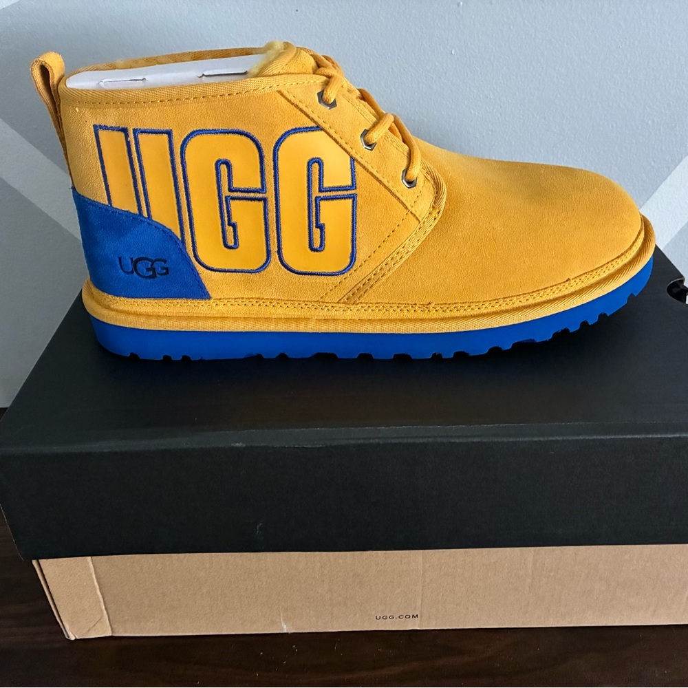 UGG Yellow and Blue Casual Boots
